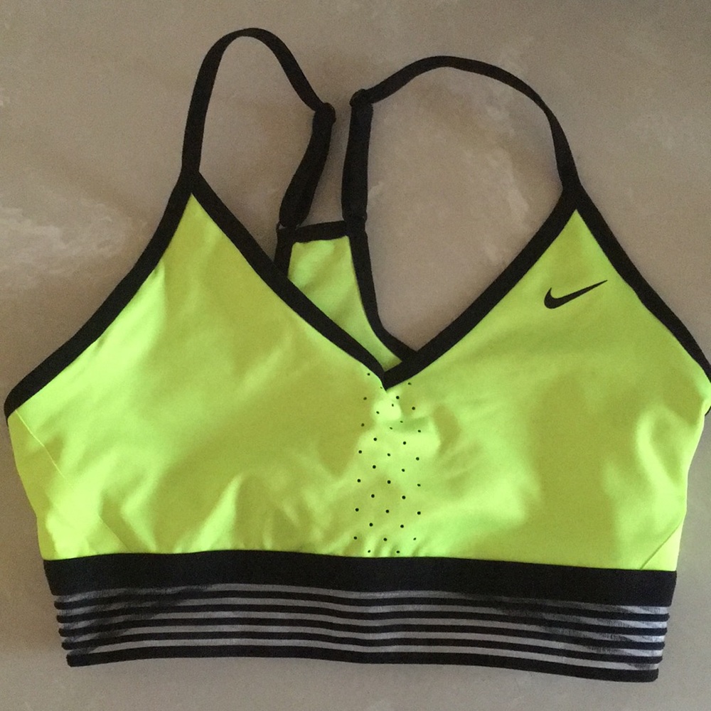 Nike pro indy mesh bra (medium)